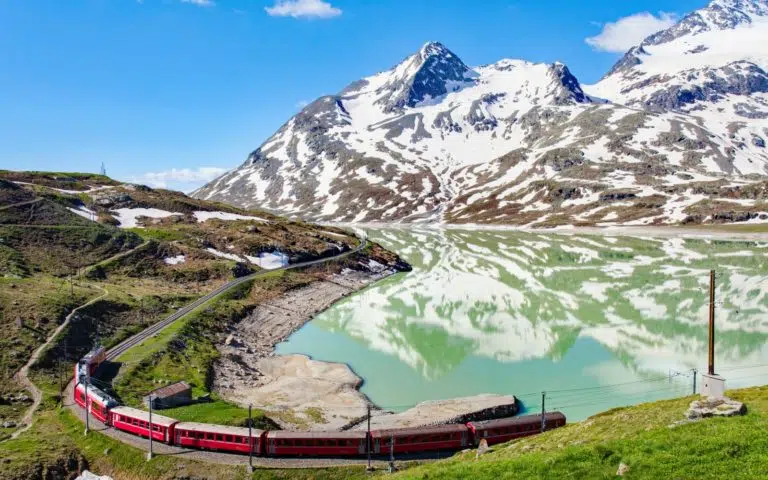 Chemin de fer rhétique - Col Bernina