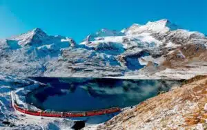 Bernina Express en hiver