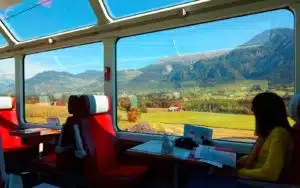 Vue panoramique train